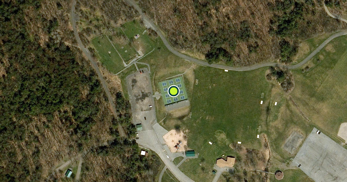 Satellite view of Oneida County Pickleball Courts