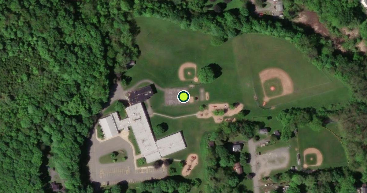 Satellite view of Onondaga County Pickleball Courts