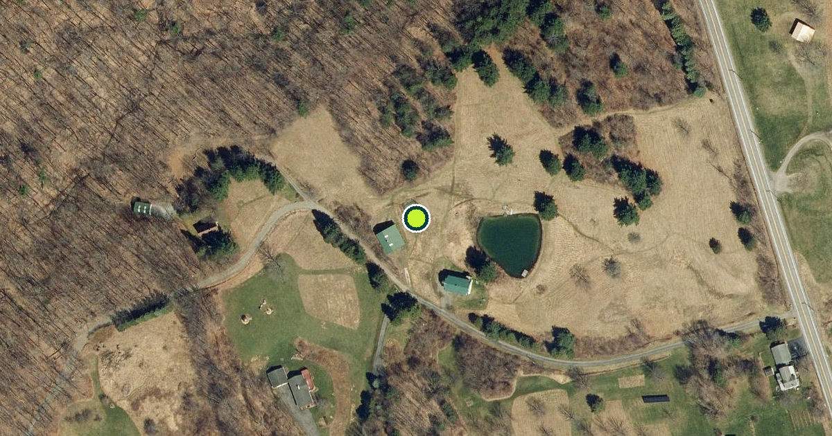 Satellite view of Ontario County Pickleball Courts