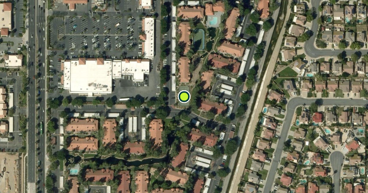 Satellite view of Ontario Pickleball Courts