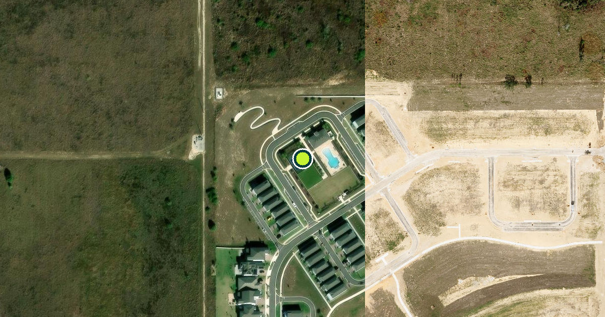 Satellite view of Orange County Pickleball Courts