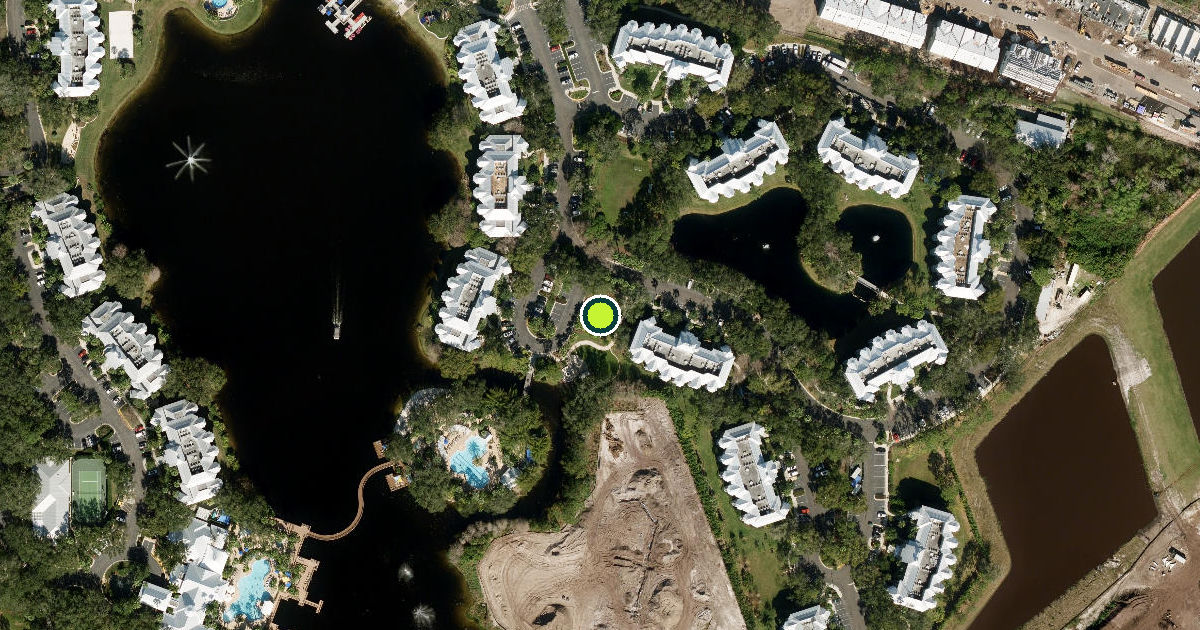 Satellite view of Orange County Pickleball Courts