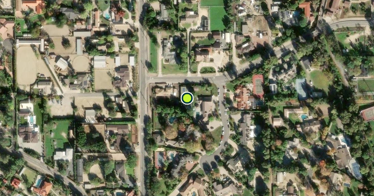 Satellite view of Orange Pickleball Courts