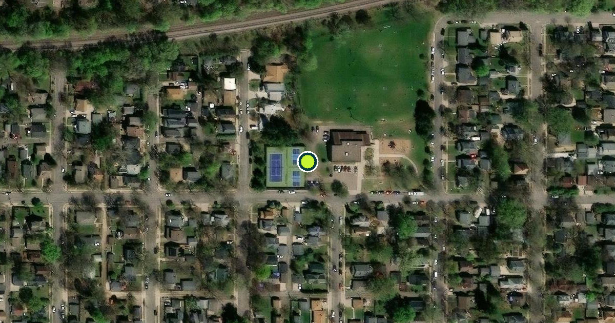 Satellite view of Orchard Recreation Center
