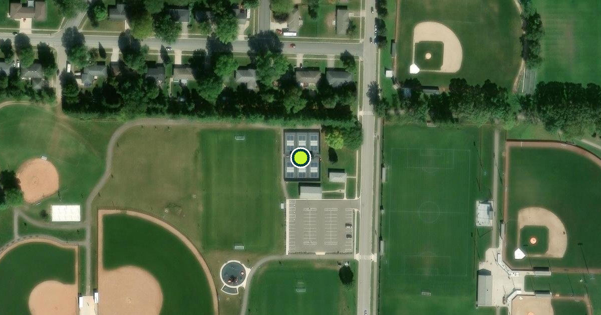 Satellite view of Oregon Pickleball Courts