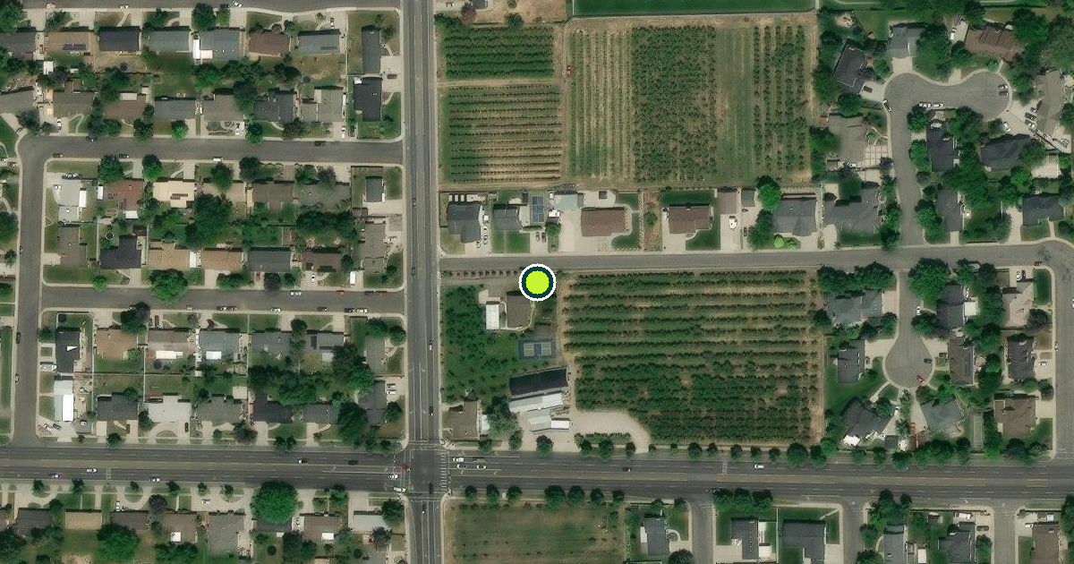 Satellite view of Orem Pickleball Courts