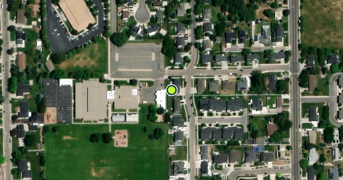 Satellite view of Orem Pickleball Courts