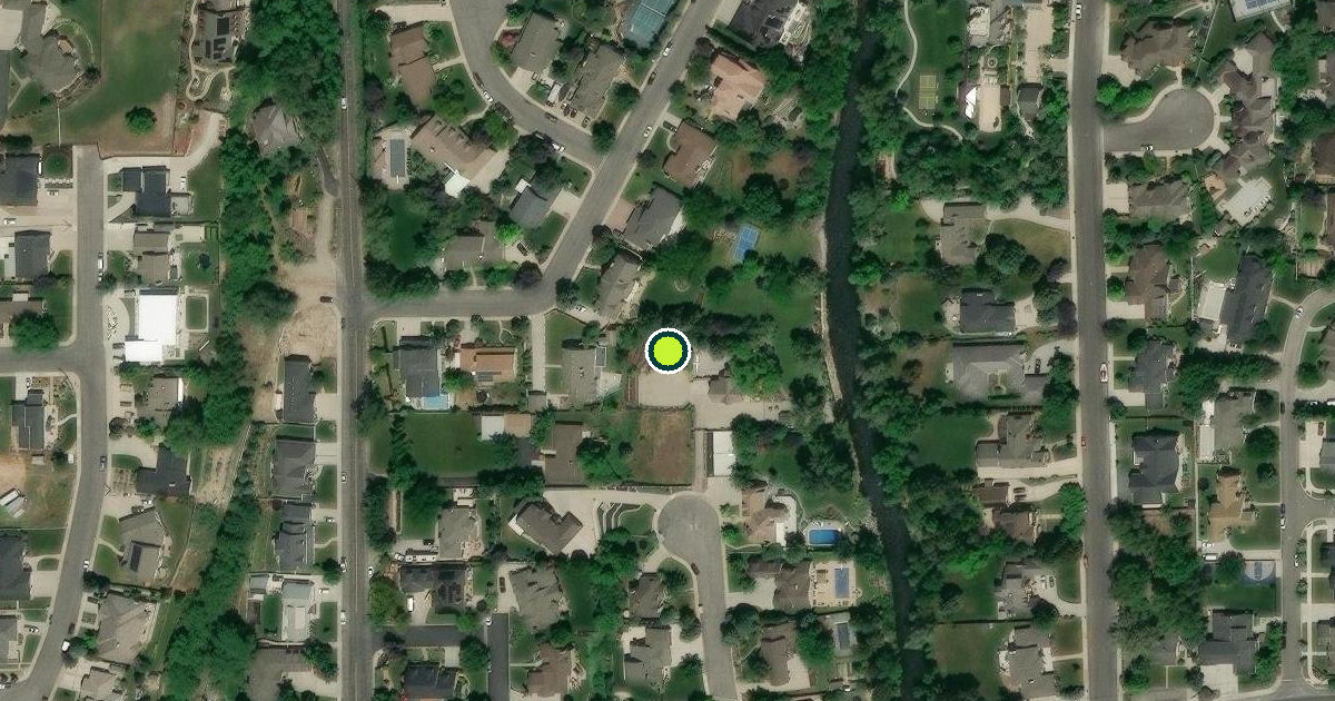 Satellite view of Orem Pickleball Courts
