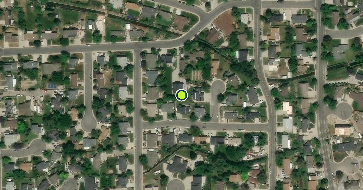 Satellite view of Orem Pickleball Courts