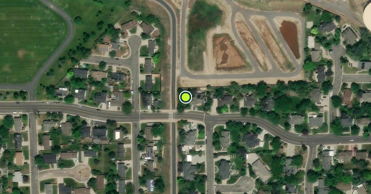 Satellite view of Orem Pickleball Courts