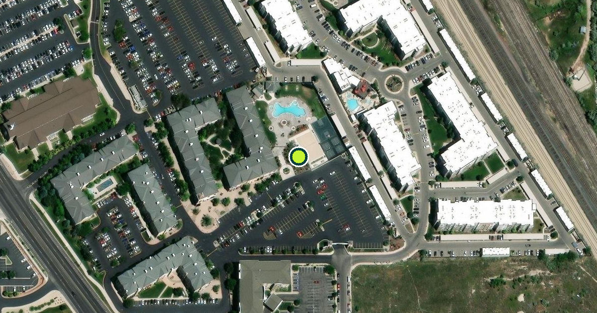 Satellite view of Orem Pickleball Courts