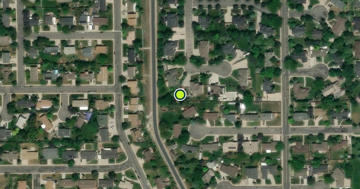 Satellite view of Orem Pickleball Courts
