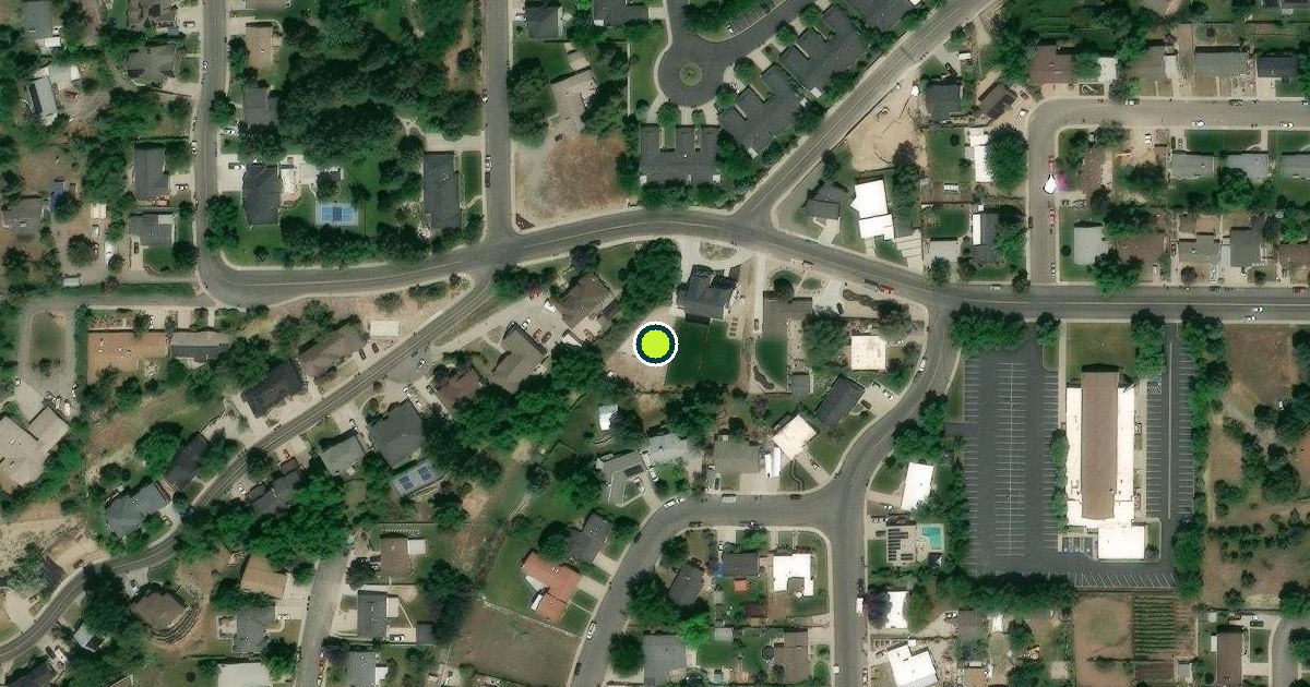 Satellite view of Orem Pickleball Courts