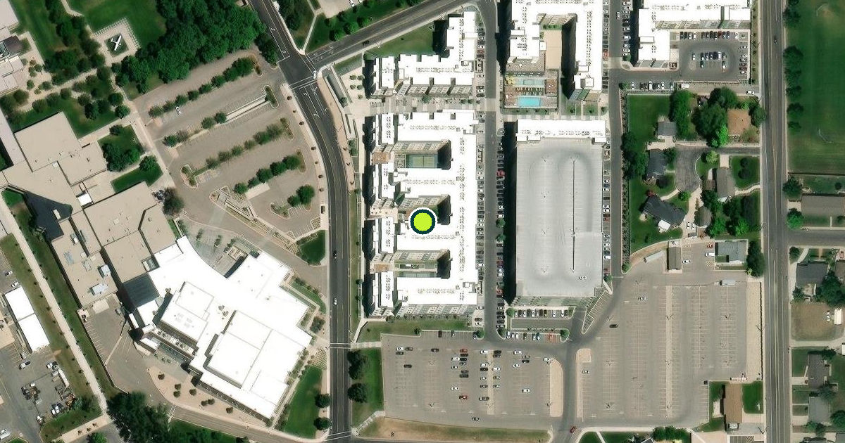 Satellite view of Orem Pickleball Courts