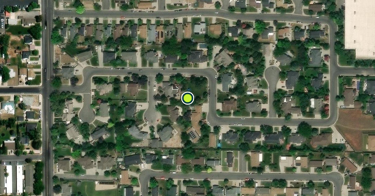 Satellite view of Orem Pickleball Courts