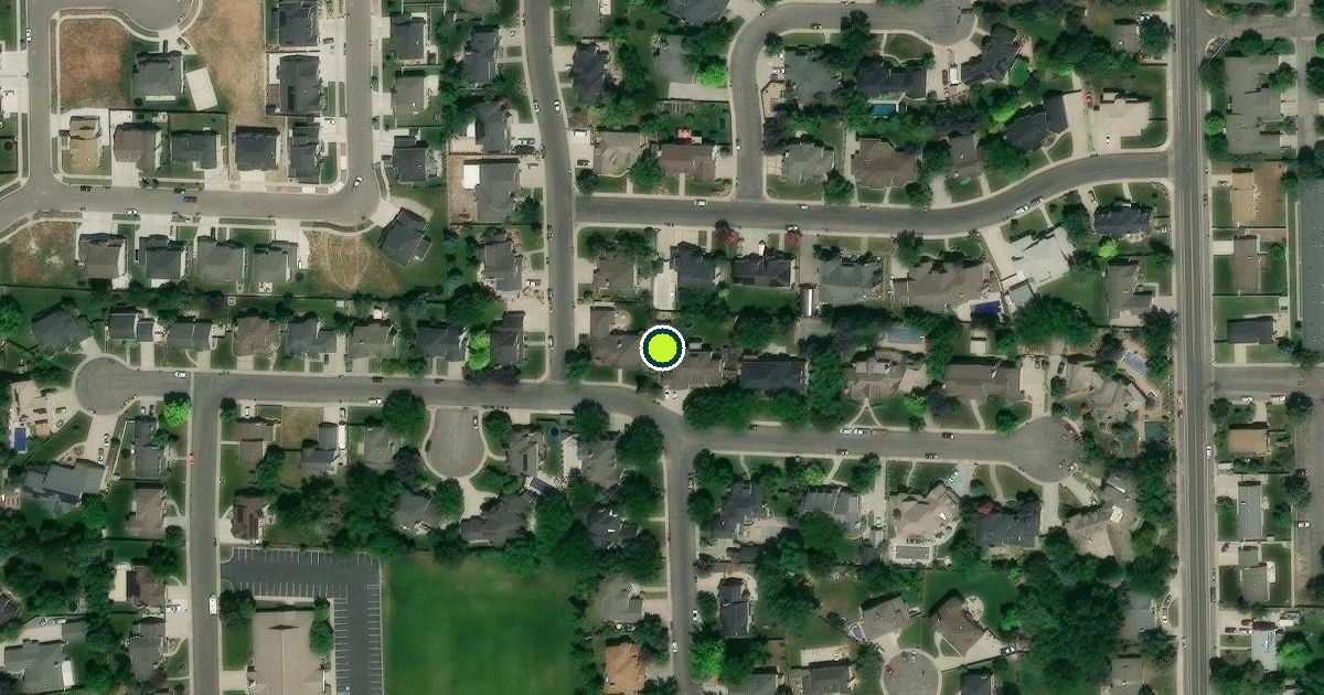 Satellite view of Orem Pickleball Courts