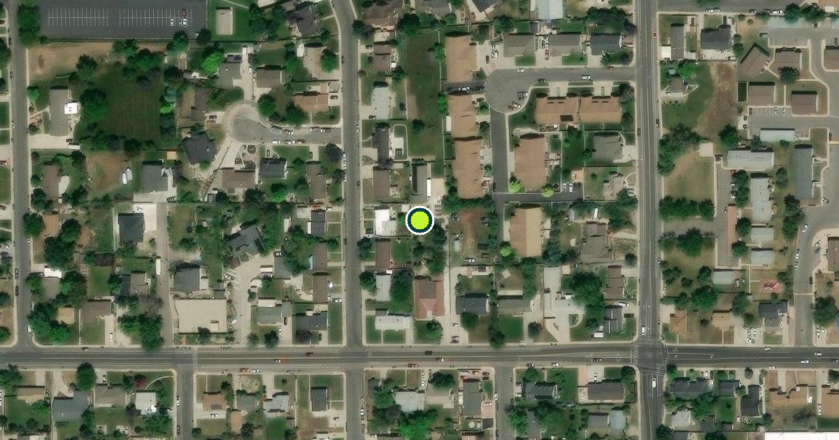 Satellite view of Orem Pickleball Courts