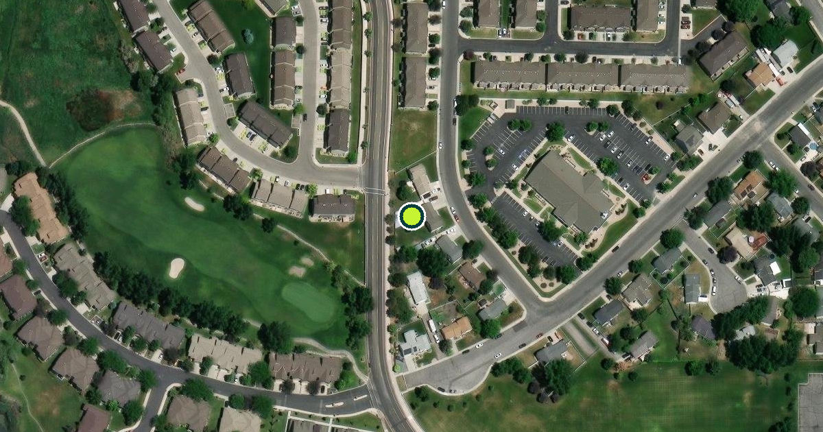 Satellite view of Orem Pickleball Courts