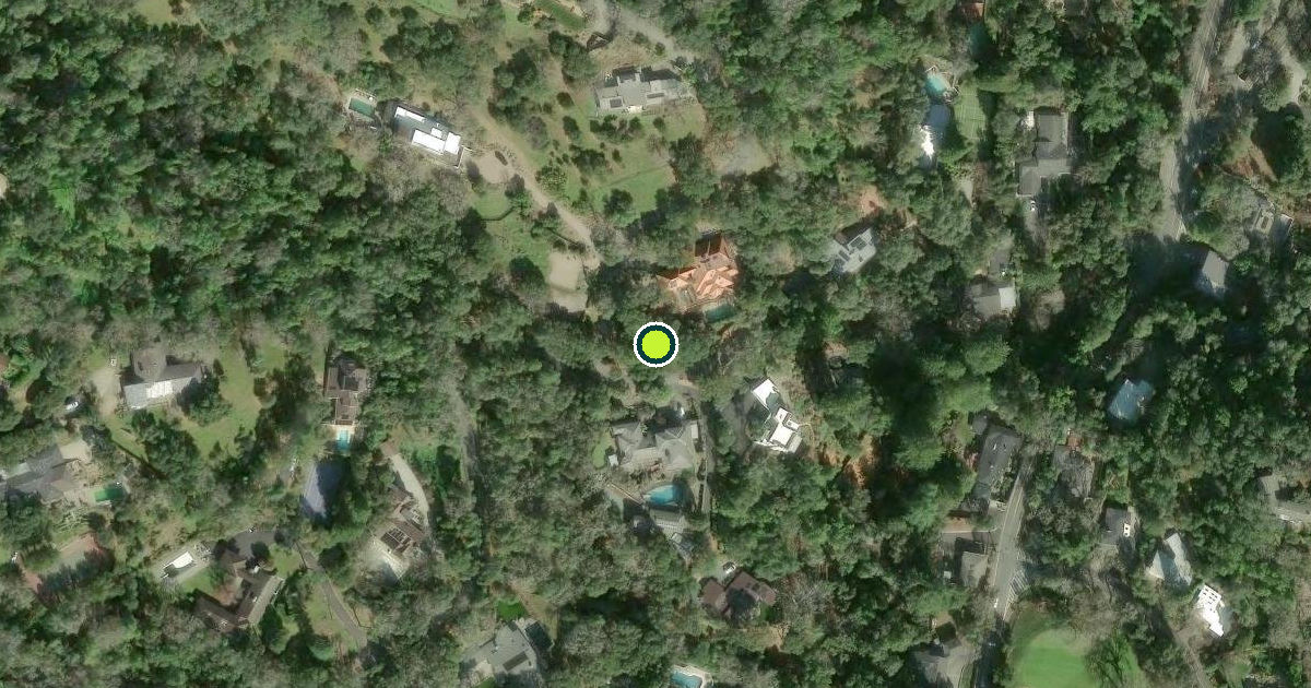 Satellite view of Orinda Pickleball Courts