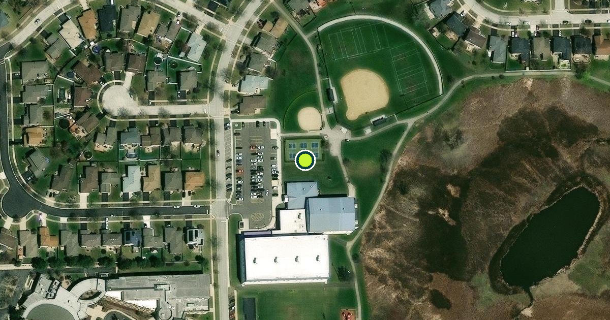 Satellite view of Orland Hills Pickleball Courts