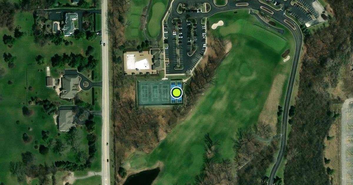 Satellite view of Orland Park Pickleball Courts