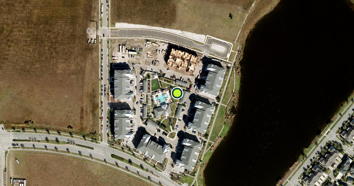 Satellite view of Orlando Pickleball Courts