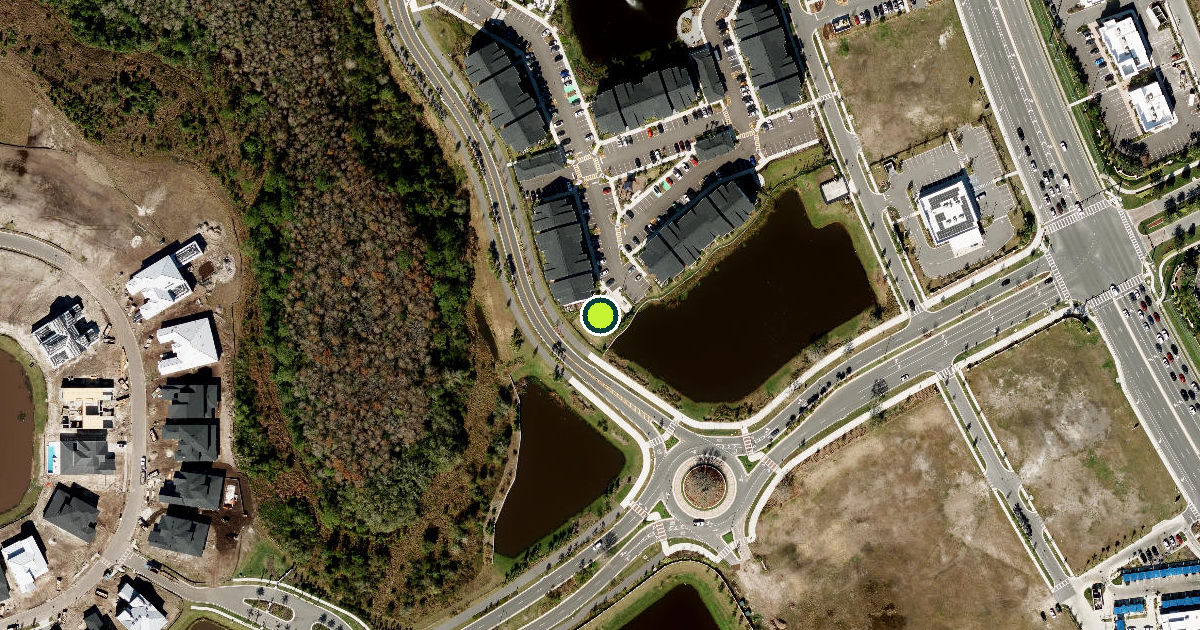 Satellite view of Orlando Pickleball Courts