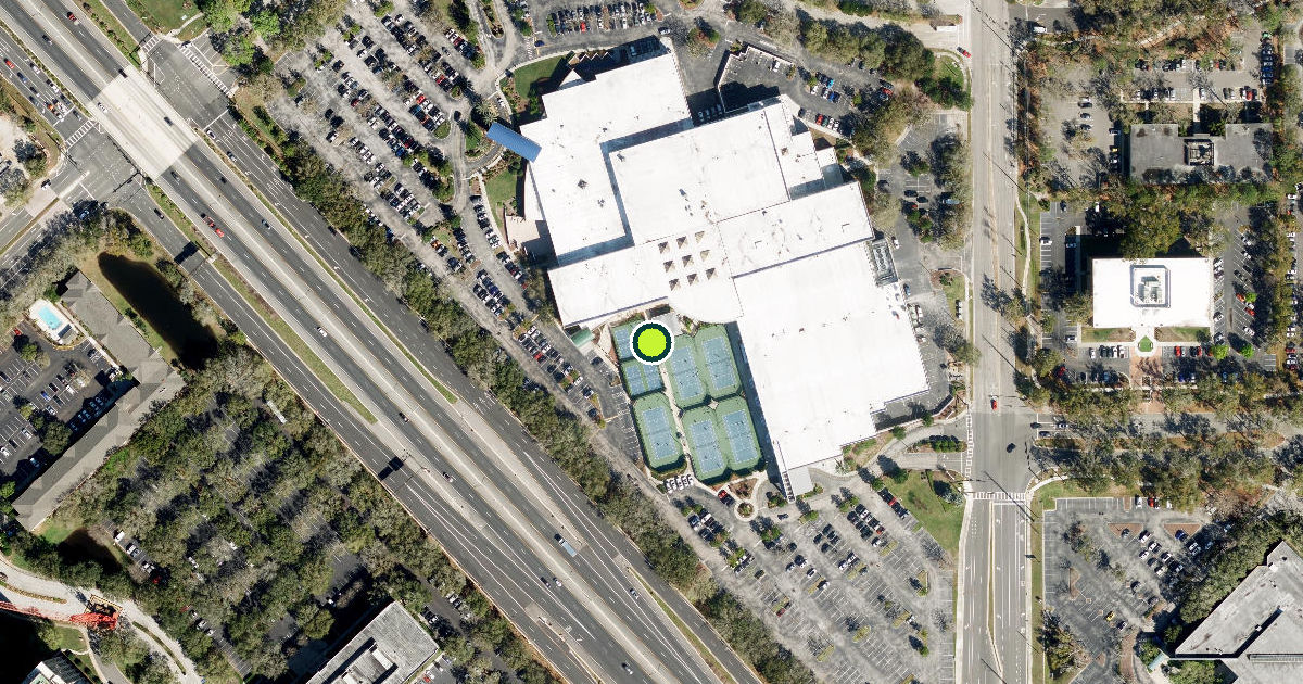 Satellite view of Orlando Sportsplex
