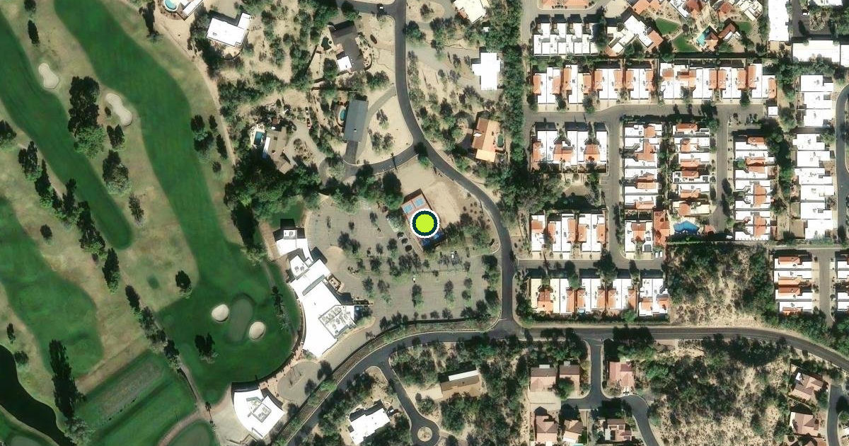 Satellite view of Oro Valley Pickleball Courts