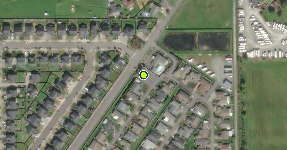Satellite view of Orting Pickleball Courts