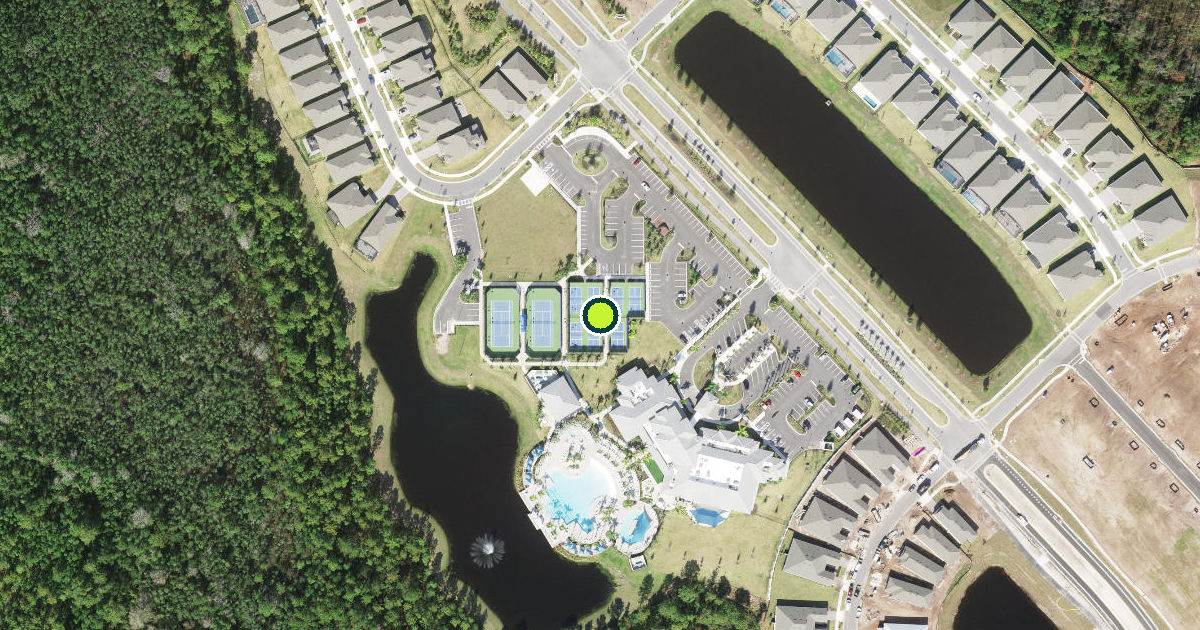 Satellite view of Osceola County Pickleball Courts