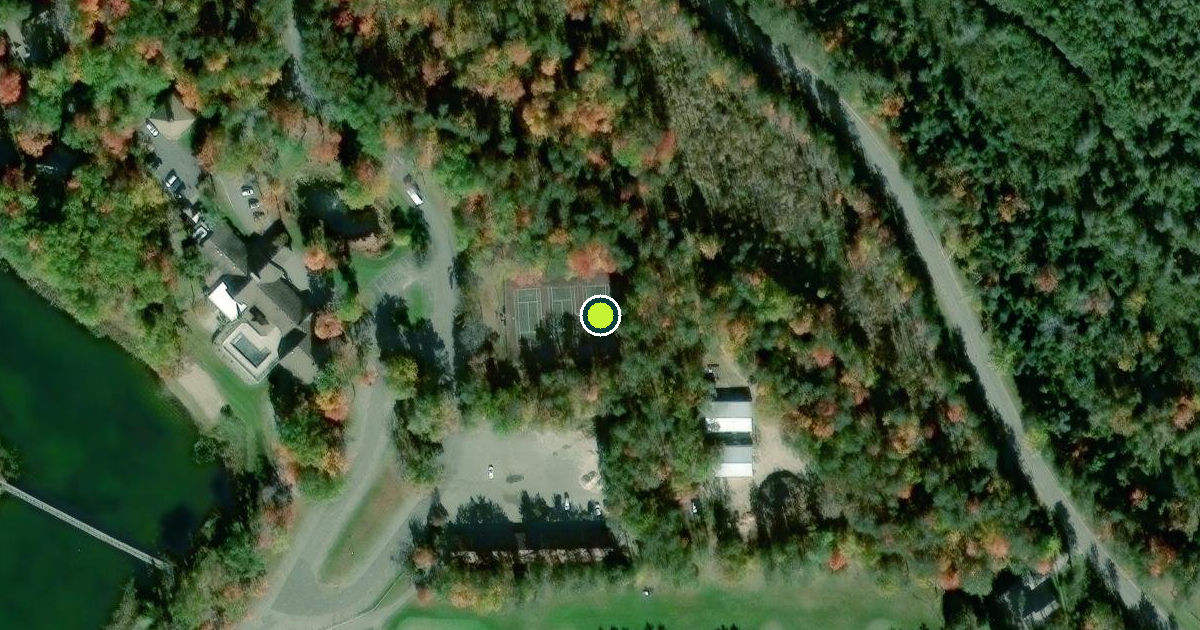 Satellite view of Otsego Lake Township Pickleball Courts
