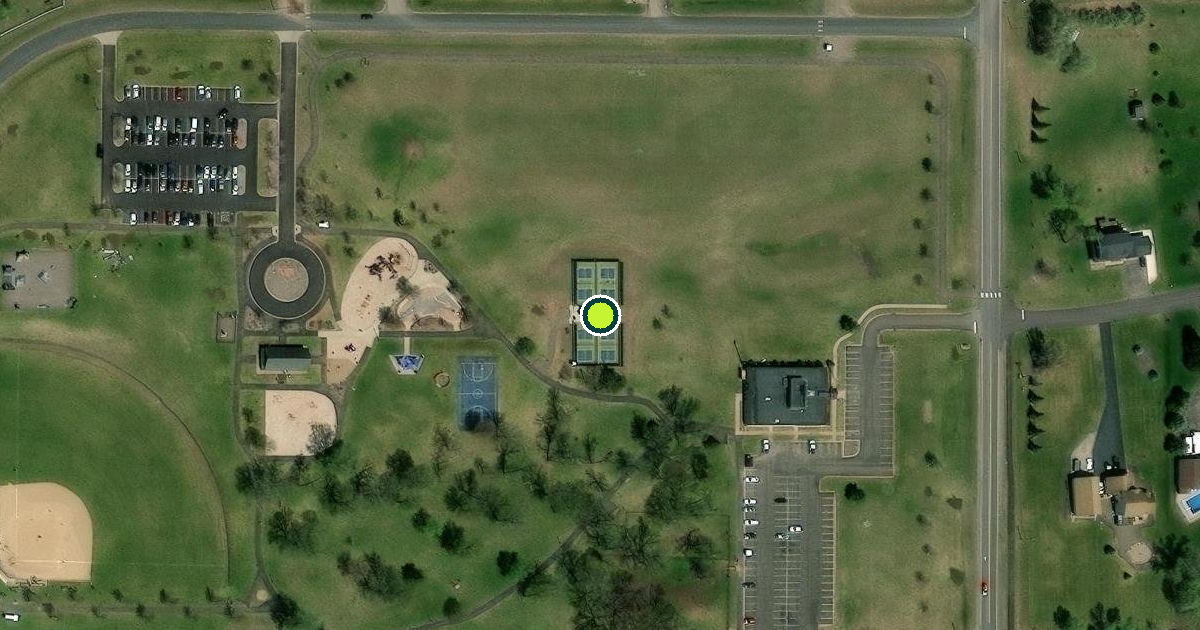 Satellite view of Otsego Pickleball Courts