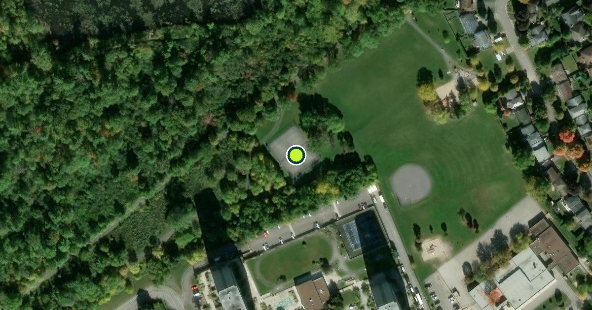 Satellite view of Ottawa Pickleball Courts