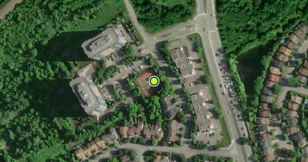 Satellite view of Ottawa Pickleball Courts