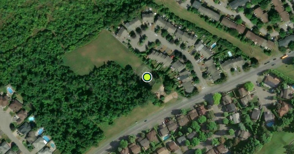 Satellite view of Ottawa Pickleball Courts
