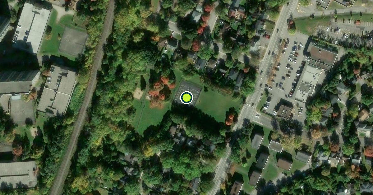 Satellite view of Ottawa Pickleball Courts