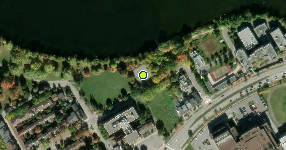 Satellite view of Ottawa Pickleball Courts