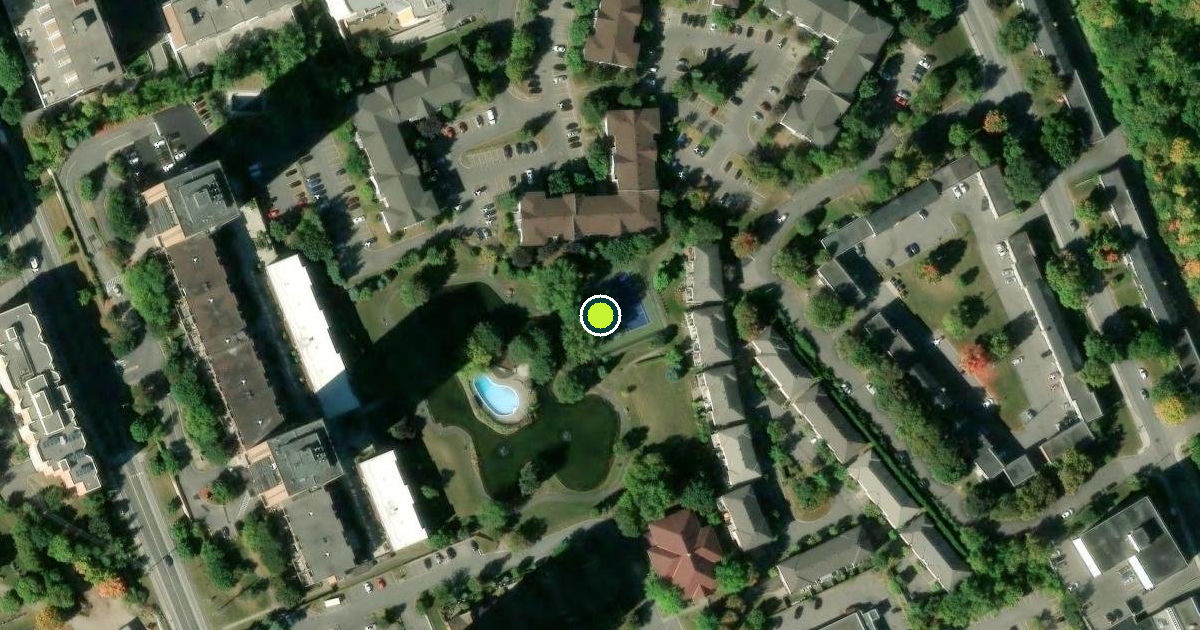 Satellite view of Ottawa Pickleball Courts