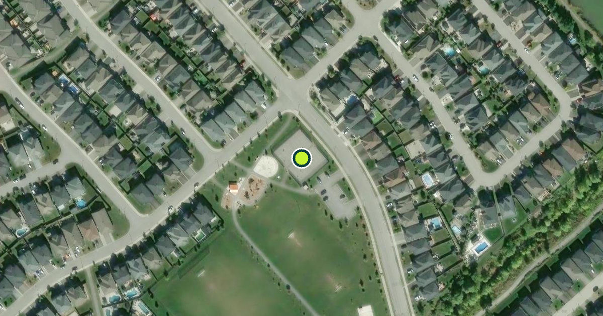 Satellite view of Ottawa Pickleball Courts