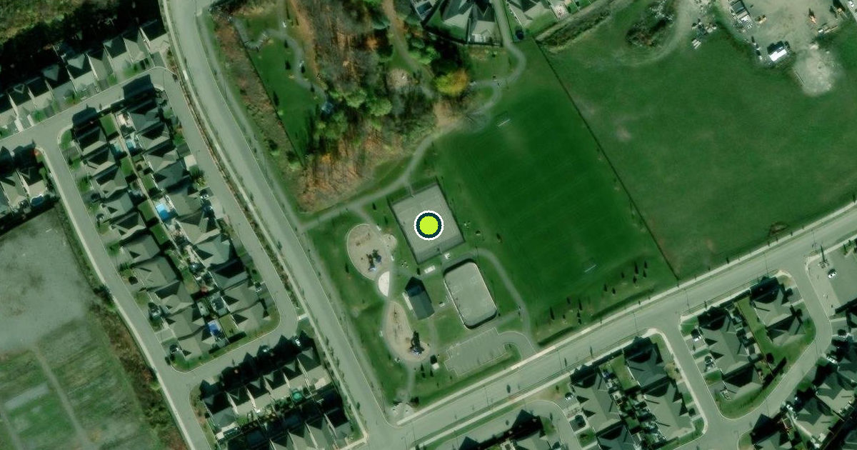 Satellite view of Ottawa Pickleball Courts