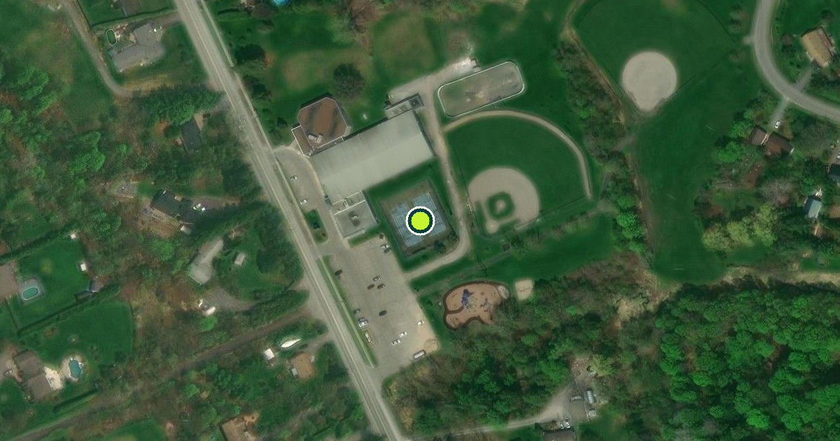Satellite view of Ottawa Pickleball Courts