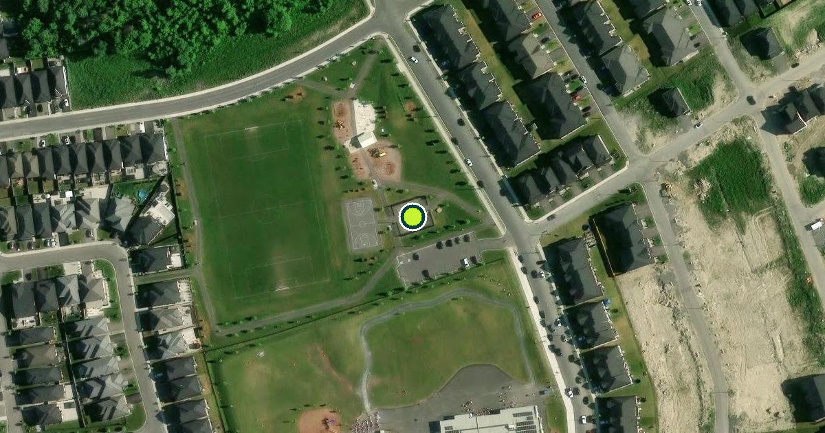 Satellite view of Ottawa Pickleball Courts