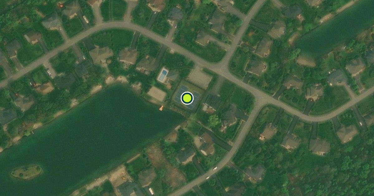 Satellite view of Ottawa Pickleball Courts