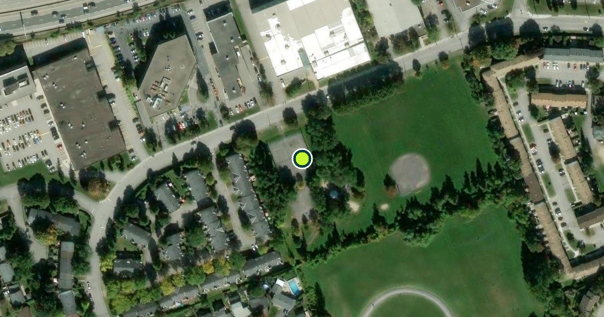 Satellite view of Ottawa Pickleball Courts