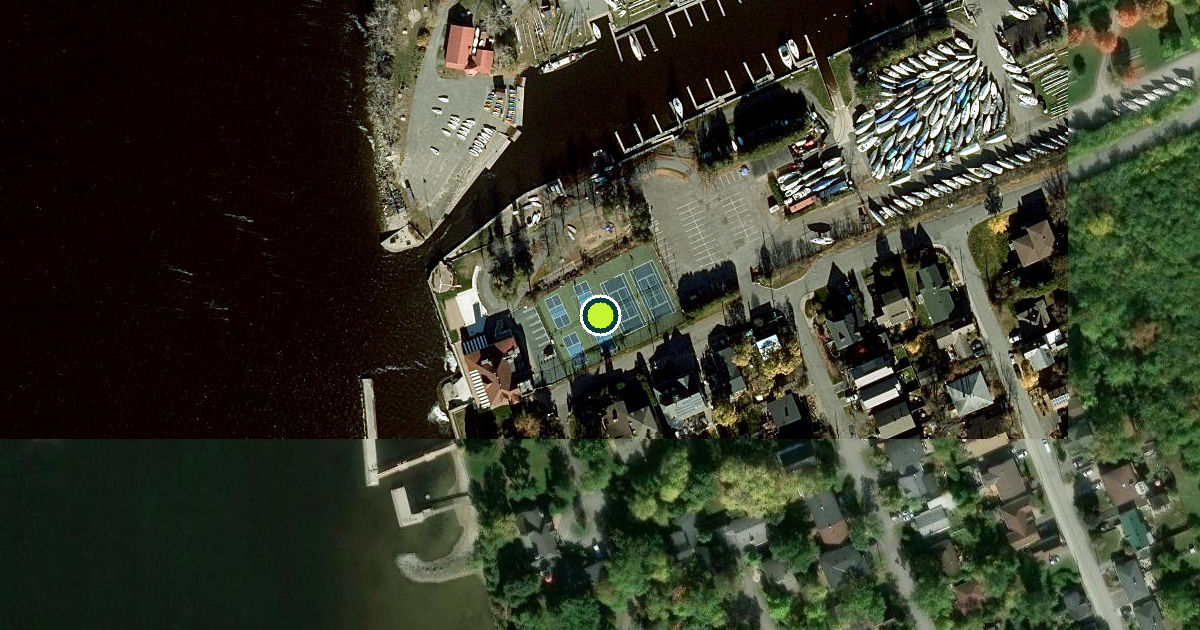 Satellite view of Ottawa Pickleball Courts