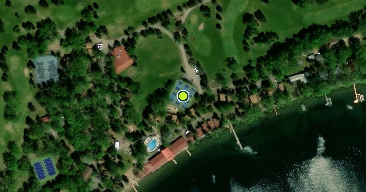 Satellite view of Otter Tail County Pickleball Courts
