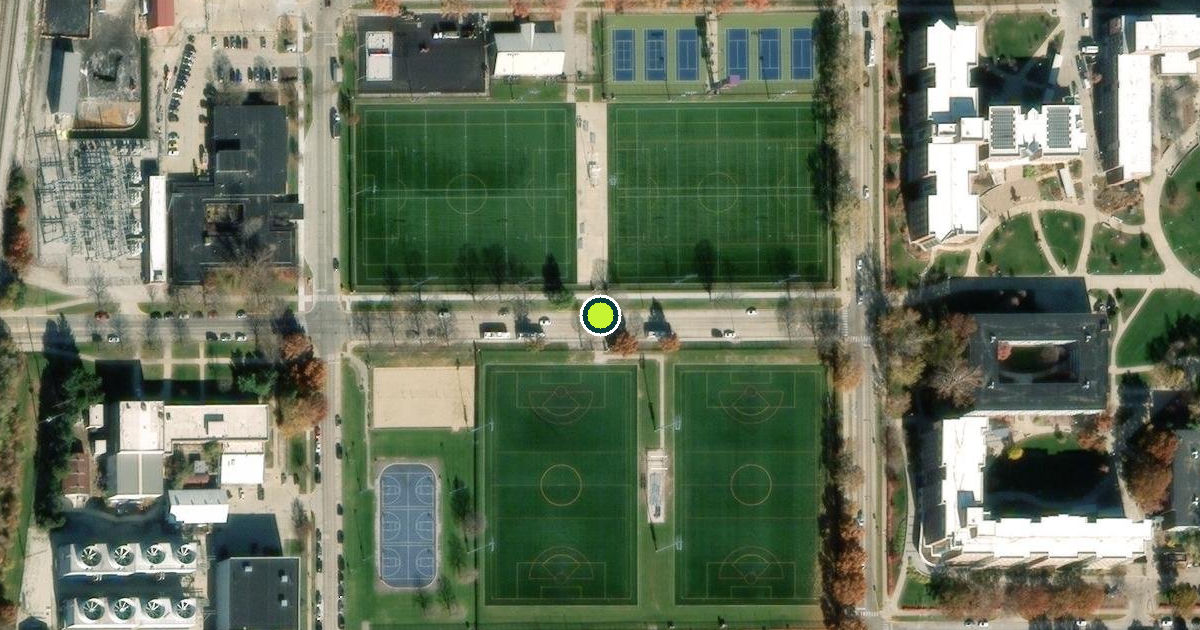 Satellite view of Outdoor Center Playfields