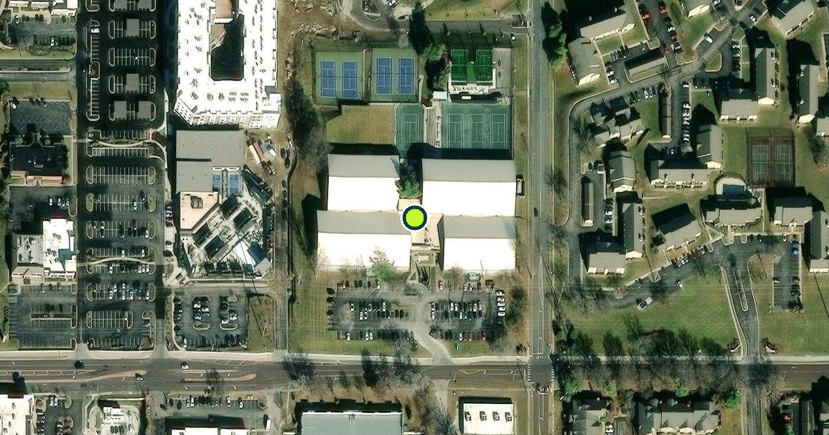 Satellite view of Overland Park Racquet Club