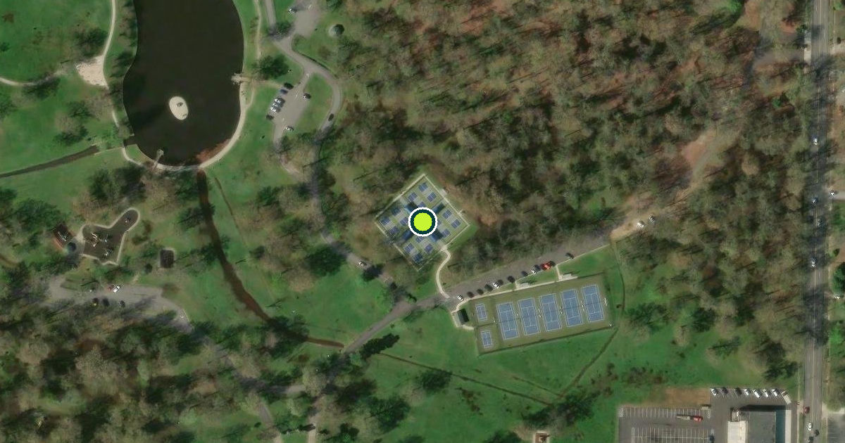 Satellite view of Paducah Pickleball Courts